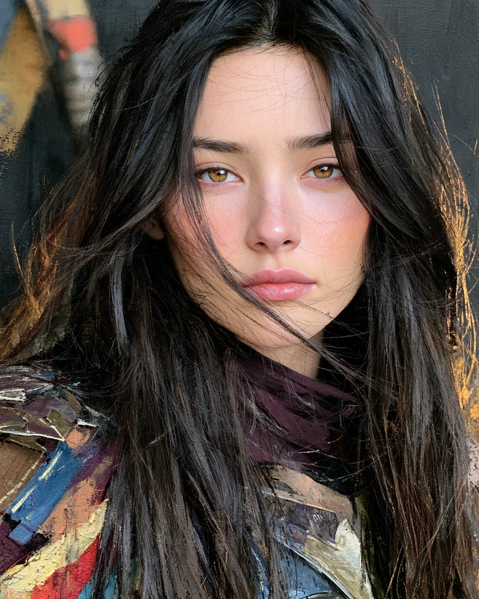 Original character design in Luminous Realism style — Vera
